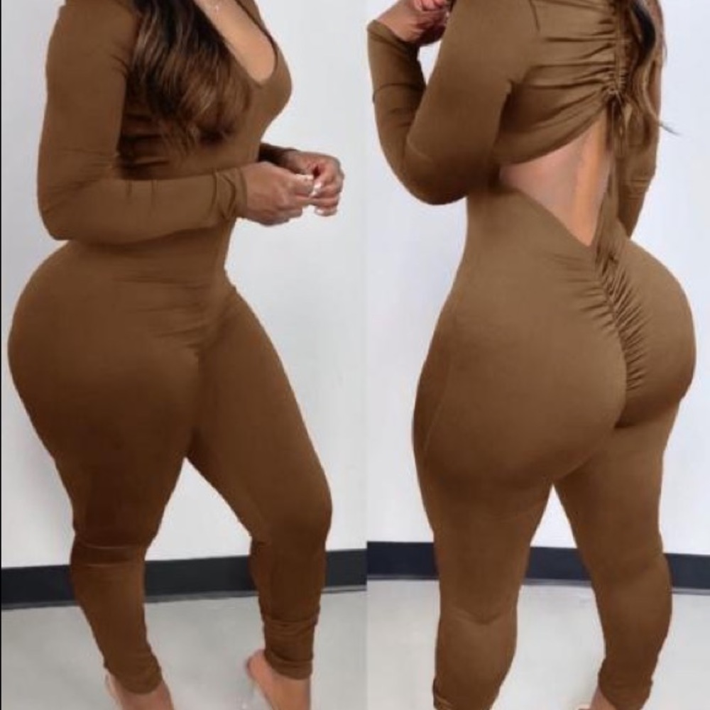 Brown Jumpsuit